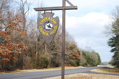 Chickasaw Council House - Natchez Trace Parkway