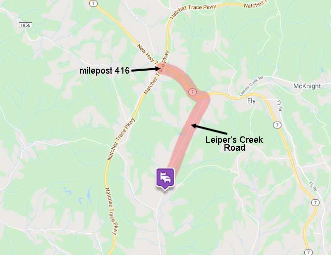 Printable Map and Directions | Creekview Farm Retreat Bed and Breakfast - Fly / Santa Fe, TN