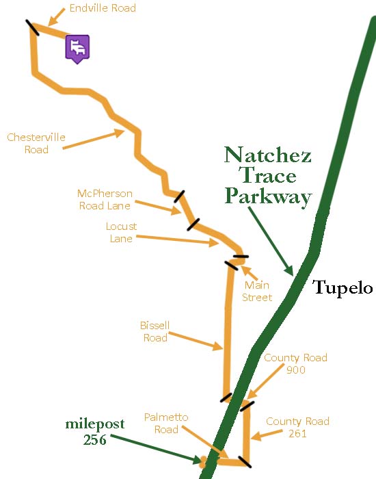 Directions and Map to Moon Lake Farm