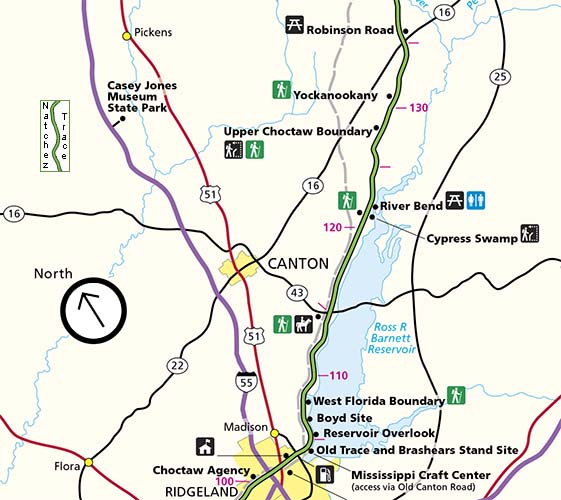 Natchez Trace Parkway - Canton - Jackson, Mississippi