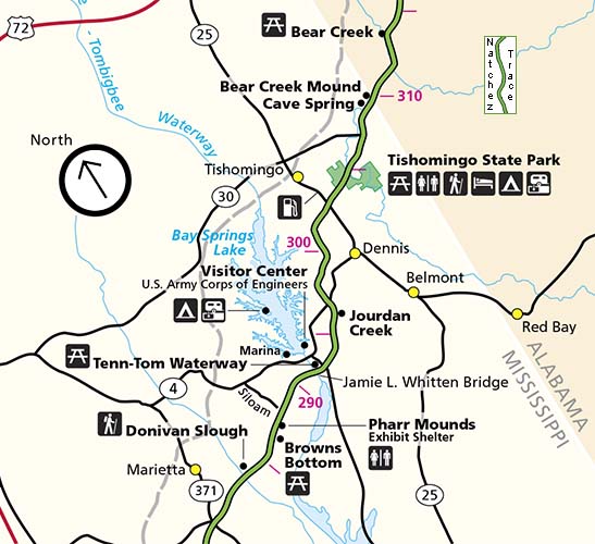 Natchez Trace Parkway - Tishomingo - Belmont, Mississippi