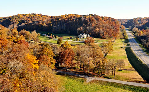View from the Double Arch Bridge.