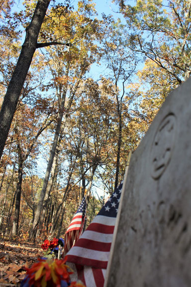 Confederate Gravesites - Mississippi Fall Foliage