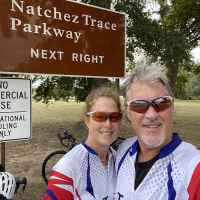 About to enter the Parkway at the Southern Terminus.