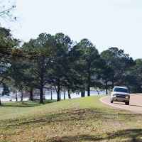 Mississippi - Motorcycle riding along the Ross Barnett Reservoir.