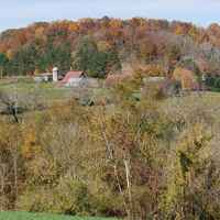 View of adjoining farmland at milepost 427.