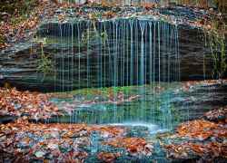 One of the smaller waterfalls at Fall Hollow.