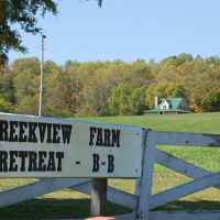 View of Creekview Farm Retreat from Leipers Creek Road.