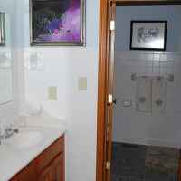 Bathroom for the downstairs guest room.