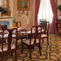 Breakfast is served at the Devereaux Shields in this elegant setting!