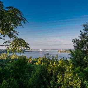 View of Mississippi River from Natchez National Cemetery