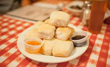Up to 10,000 biscuits are made from scratch every day.