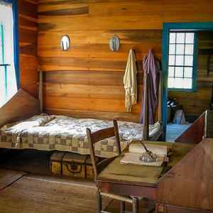 Visitors can view several rooms as they were in the early 1800s.