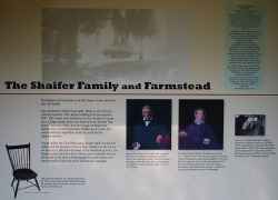 A.K. and Betsey Shaifer began building this farmstead in 1826. On this plantation Shaifer grew cotton but concentrated on vegetable and fruit crops. A year before the Civil War began, Shaifer died, leaving his widow and the families of two of their childr
