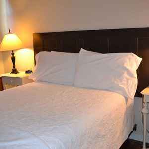 upstairs bedroom with double bed