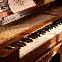 Piano in the Music Room