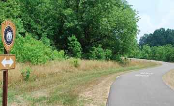 Choctaw Agency site access to Multi-Use Path at milepost 100.7.