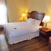 Room 1 - king size bed and private bathroom