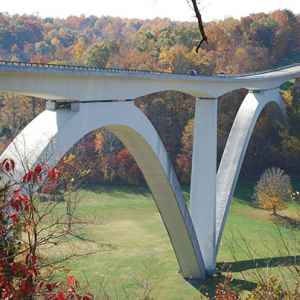 Birdsong Hollow and Double Arch Bridge - Natchez Trace Parkway