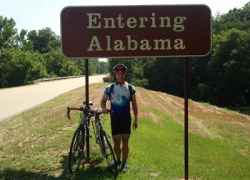 Rollin thru Alabama.