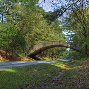 Arched Bridge Overpass at Kosciusko, MS