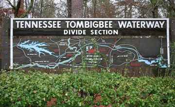 The Divide Cut Section of the Tennessee-Tomigbee Waterway.