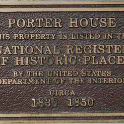 National Register of Historic Places - Porter House - Raymond, Mississippi