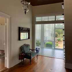 View thru Sun Room to Gardens