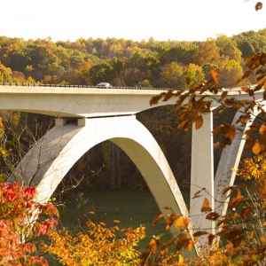 Tennessee - Double Arch Bridge - Natchez Trace Fall Foliage - October 20 - Photographer: Kevin Long