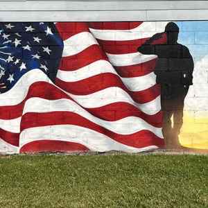 One of several murals.