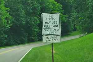 Bicycles May Use Full Lane