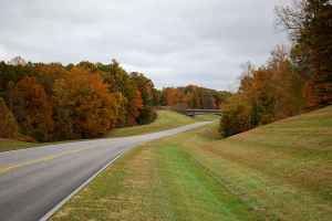 Parkway at milepost 419