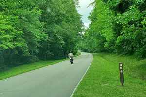 Motorcyclist at milepost 354