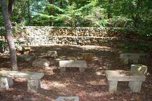 Te-lah-nay's Stone Wall near milepost 338 - Alabama