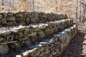 Te-lah-nay's Stone Wall near milepost 338 - Alabama