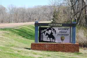 Parkway at the Southern Terminus - milepost 0