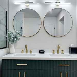 Master Bathroom - oversized shower with body jets and a rain head, double vanity and separate toilet room