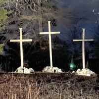 Three Wooden Crosses