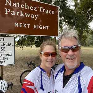 Ready to begin. About to enter the Parkway at the Southern Terminus.