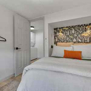 Bedroom with a Full Size Bed